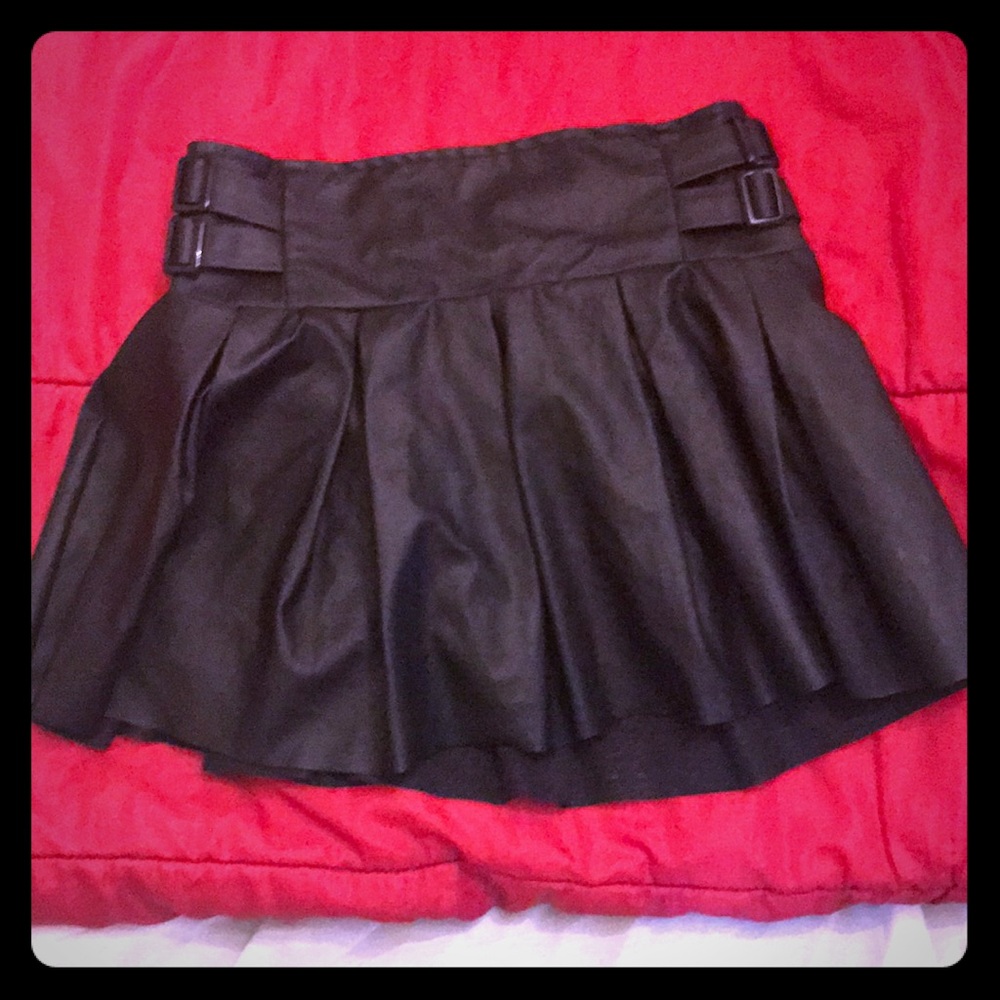 Goth/Punk Buckled Skort